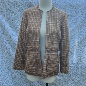 Brooks Brothers Brown Checkered Blazer